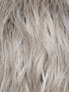 Open Box | High Heat Mid Straight Topper by Rene of Paris | Heat Friendly Synthetic Hair | Silver Brown MR - Wig Studio 1