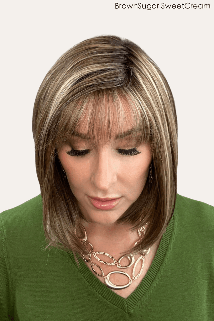 Open Box | Juliette Wig by PUSH | Average Cap | Mocha With Cream - Wig Studio 1