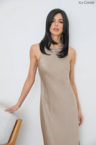 Open Box | Long Mono Topper by Amore | Synthetic Hair | Large Base | NM Marble Brown - R - Wig Studio 1