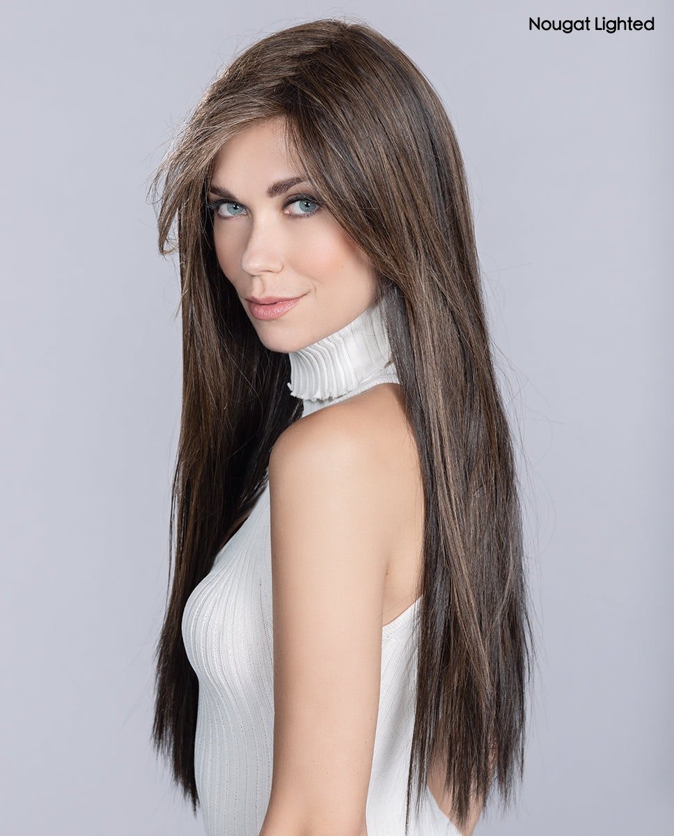 Open Box | Look Wig by Ellen Wille | Heat Friendly Synthetic Hair | Petite/Average Cap | Black - Wig Studio 1