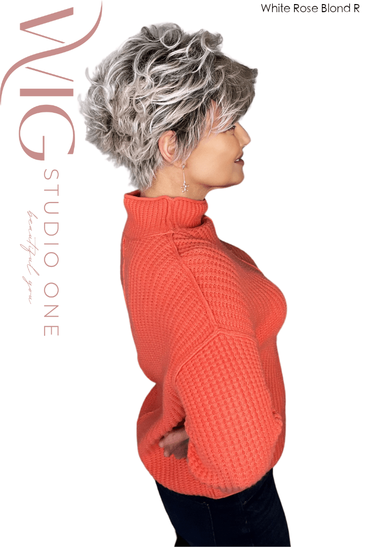 Open Box | Luca Wig by Rene of Paris | Average Cap | Ice Blonde - Wig Studio 1