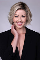 Open Box | Madison | HF Synthetic Lace Front Wig | Mono Part | Oyster Gray - Wig Studio 1