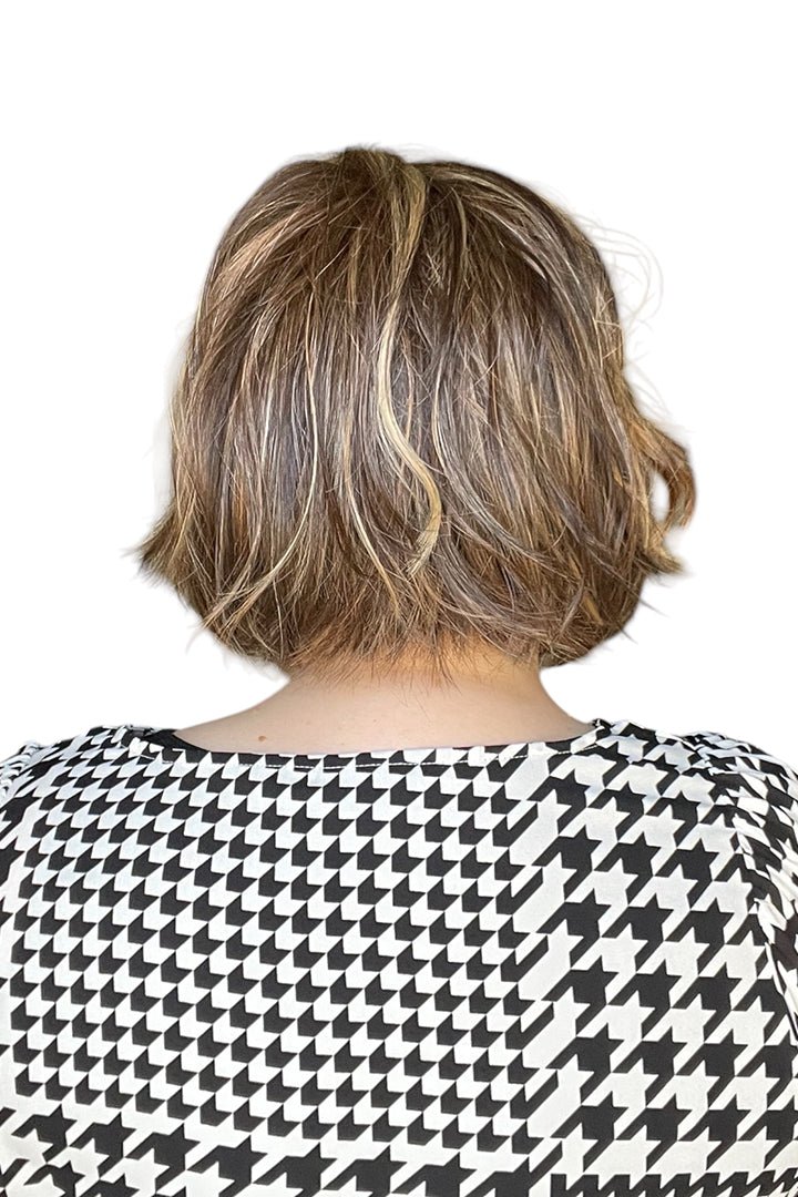 Open Box | Madison | HF Synthetic Lace Front Wig | Mono Part | Oyster Gray - Wig Studio 1