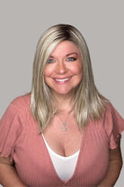 Open Box | Megan Wig by PUSH | Average Cap | Rootbeer Float Blonde - Wig Studio 1