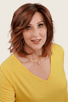 Open Box | Mellow Synthetic Lace Front Wig by Estetica | Mono Part | R8/26H - Wig Studio 1