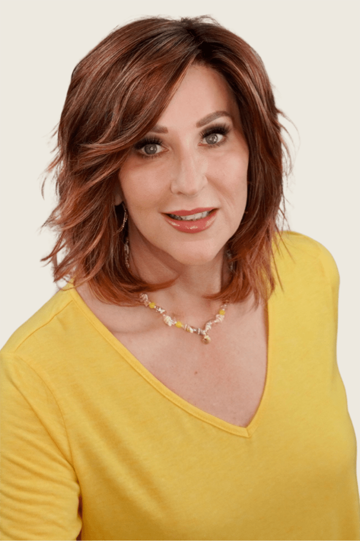 Open Box | Mellow Synthetic Lace Front Wig by Estetica | Mono Part | R8/26H - Wig Studio 1