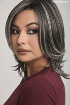 Open Box | Mika Wig by Rene of Paris | Average Cap | Sandy Silver - Wig Studio 1