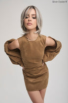 Open Box | Mika Wig by Rene of Paris | Average Cap | Sandy Silver - Wig Studio 1