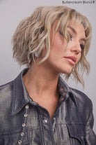 Open Box | Rosanna | HF Synthetic Lace Front Wig | Mono Part | Buttercream Blond - R - Wig Studio 1