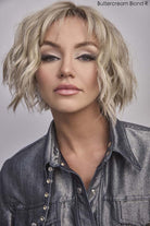 Open Box | Rosanna | HF Synthetic Lace Front Wig | Mono Part | Buttercream Blond - R - Wig Studio 1