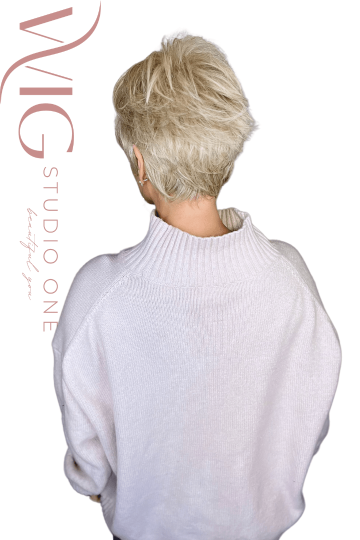CLAIRE?BRAND NEW?Wig JBEXTENSION 22 Inches Scalpiana Light Mix Blonde 3.5X4 Hard  main image 4