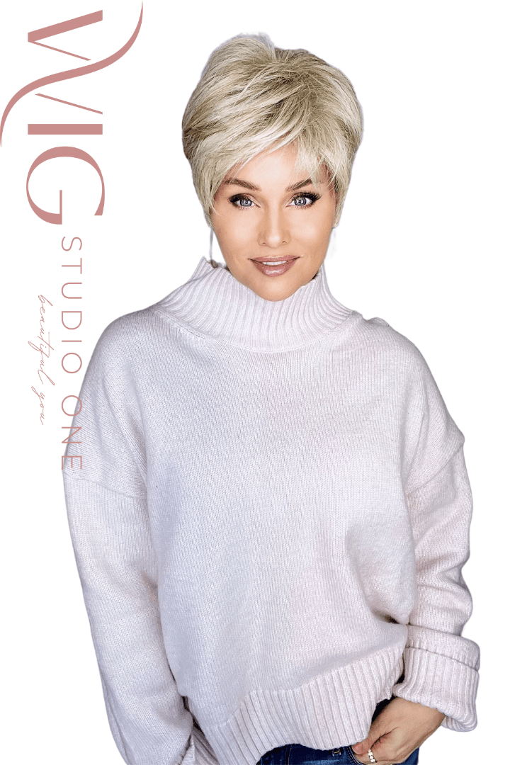 Heat-Friendly Synthetic Wig with Monofilament Top, Average Cap Size Sleek Sophistication Wig by Raquel Welch | Long Layered Wig main image 4