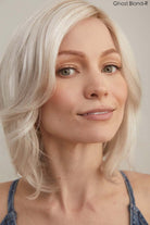 Open Box | Sheena Synthetic Lace Front Wig by Rene of Paris | Mono Part | Melted Marshmallow - Wig Studio 1