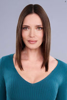 Open Box | Top Trend Lace HD Straight 14" Topper by Jon Renau | Heat Friendly Synthetic Hair | 12FS8 - Wig Studio 1