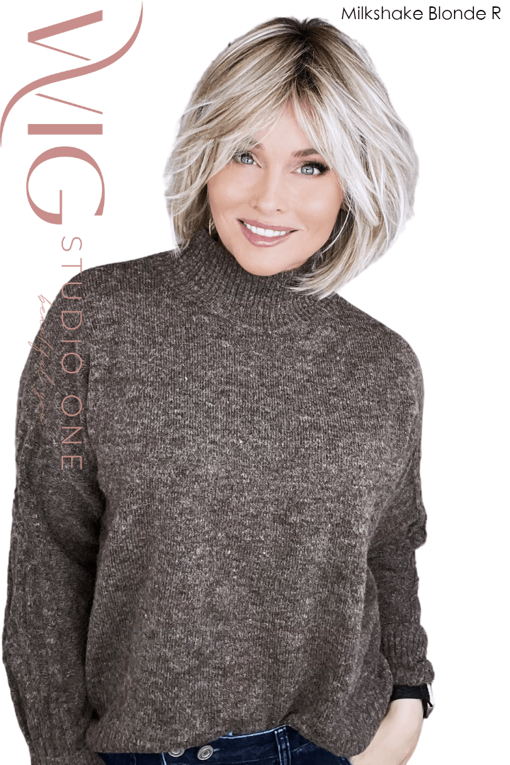 Open Box | Tribeca by Belle Tress | HF Synthetic Lace Front Wig | Mono Part | Triple Chocolate - R - Wig Studio 1