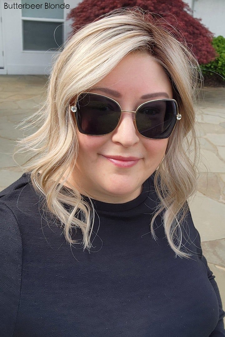 Open Box | Vivienne | HF Synthetic Lace Front Wig | Mono Part | Bombshell Blonde - Wig Studio 1