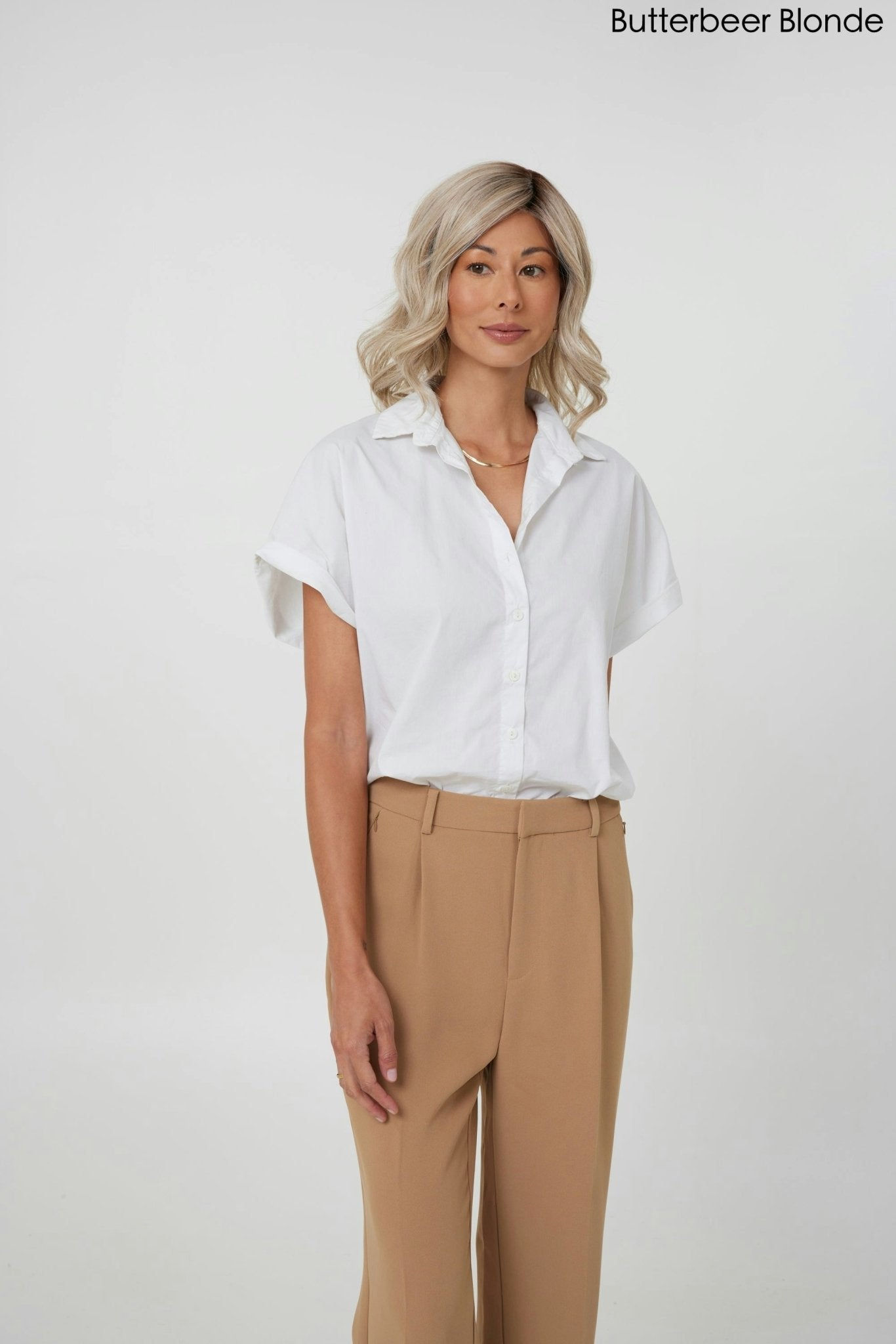 Open Box | Vivienne | HF Synthetic Lace Front Wig | Mono Part | Bombshell Blonde - Wig Studio 1