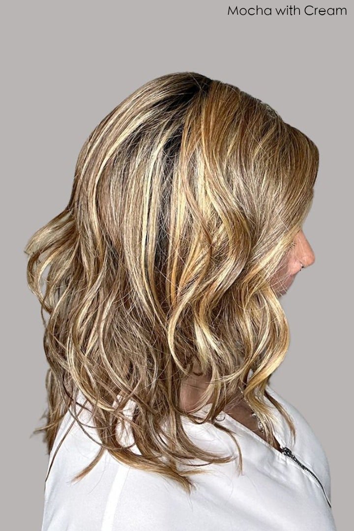 Open Box | Vivienne | HF Synthetic Lace Front Wig | Mono Part | Bombshell Blonde - Wig Studio 1