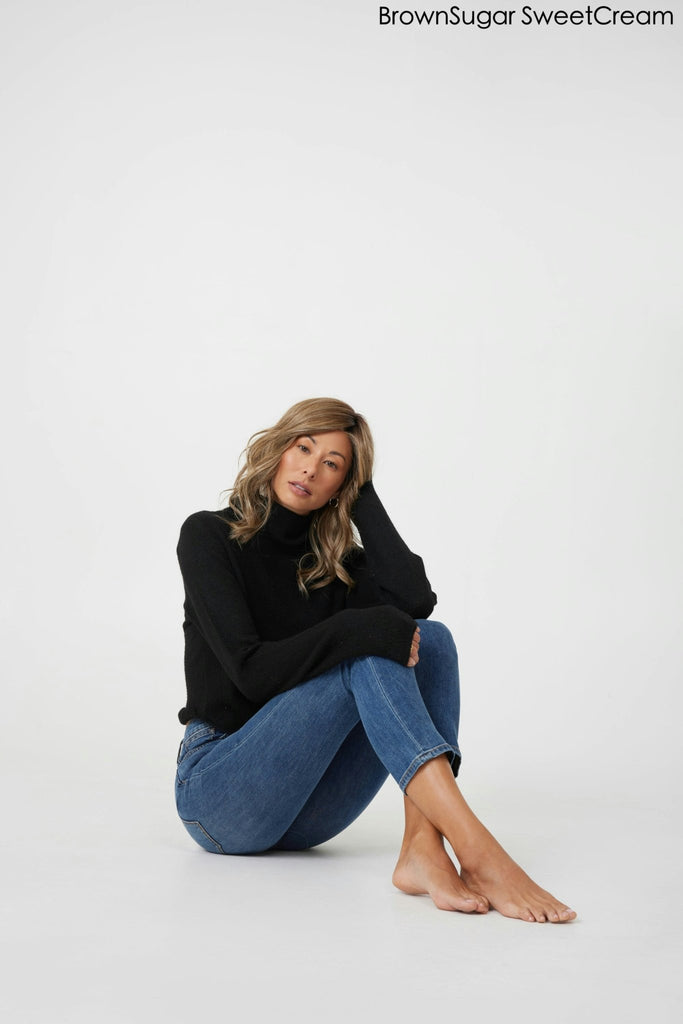 Open Box | Vivienne | HF Synthetic Lace Front Wig | Mono Part | Bombshell Blonde - Wig Studio 1