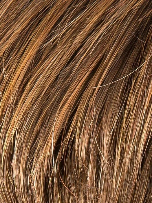 HAZELNUT MIX | Medium Brown base with Medium Reddish Brown and Copper Red highlights and Dark Roots