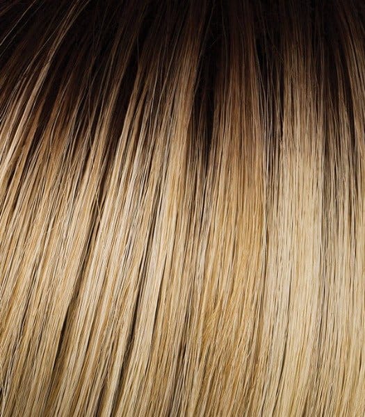 GF14/88SS Shaded Golden Wheat | Dark Blonde Evenly Blended with Pale Blonde Highlights and Dark Roots
