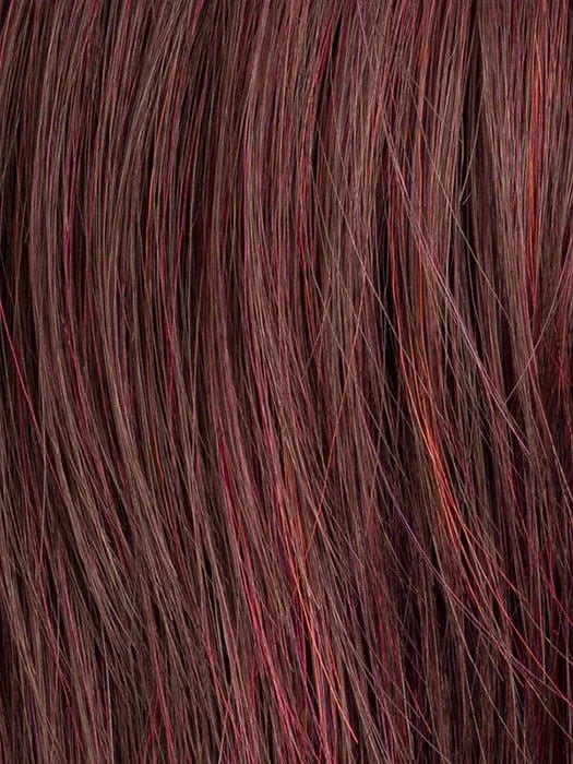 FLAME LIGHTED 133.132 | Red Violet and Granat Red Blend with Highlights Throughout and Concentrated in the Front