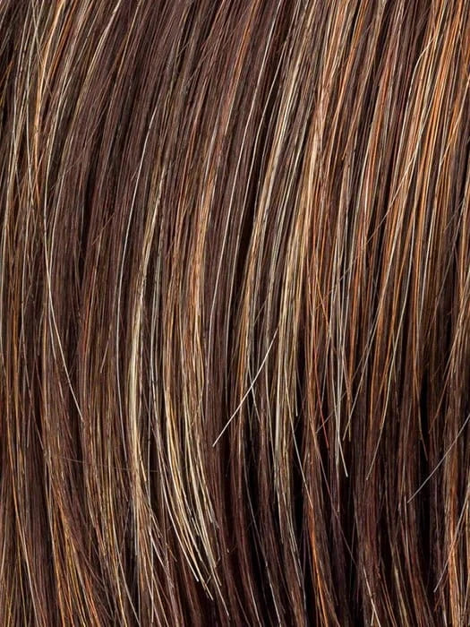 CAPPUCCINO MIX 6.26.29 | Dark Brown with Light Golden Blonde and Copper Red Blend