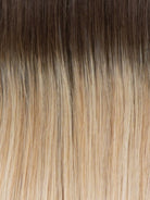 RH14/25SS | Shaded Honey Ginger | A rooted medium-light red / copper / auburn shade built around honey ginger. The darker root gives the color extra depth while the lengths show the lighter blended tones.