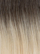 RH22/26SS | Shaded French Vanilla | A rooted light blonde / light brown shade built around french vanilla. The darker root gives the color extra depth while the lengths show the lighter blended tones.