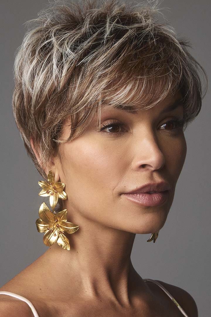 Rin by Noriko | Heat-Friendly Lace Front Textured Pixie Wig
