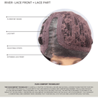 River | HF Synthetic Lace Front Wig | Mono Part - Wig Studio 1