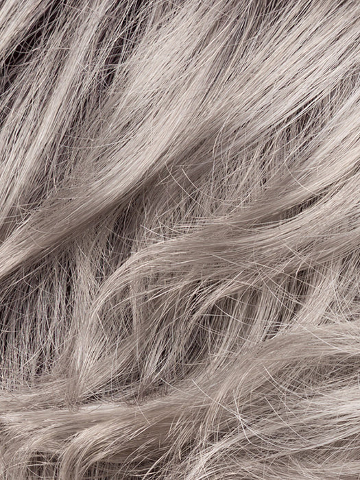 METALLIC GREY ROOTED 51.6 | Black/Dark Brown and Lightest Brown with Pearl White and Grey Blend with Shaded Roots