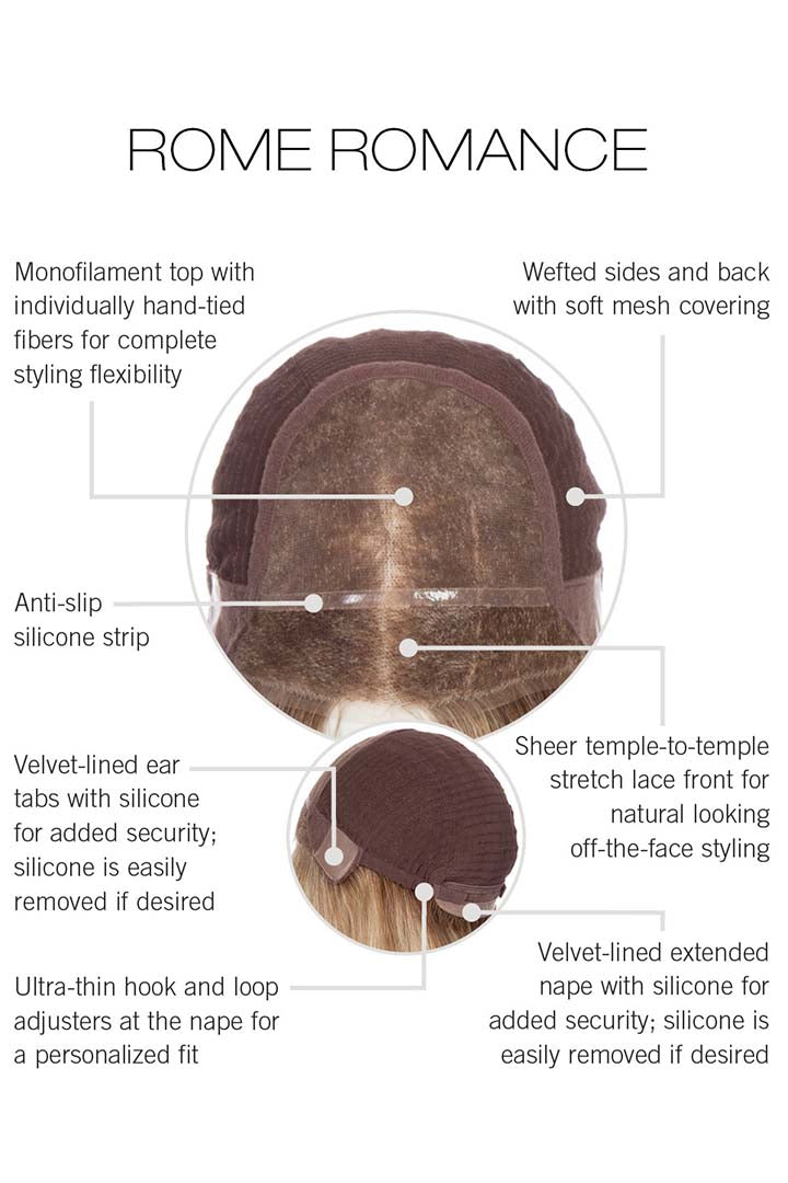 Rome Romance by Raquel Welch | Lace Front Human Hair Wig | Mono Top - Wig Studio 1