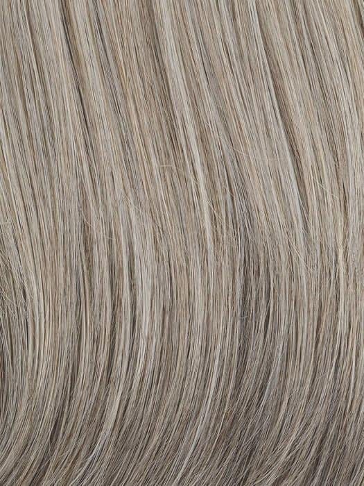 RL119 Silver & Smoke | Light Brown with 80% Gray in front  gradually blended into 50% Gray in nape area