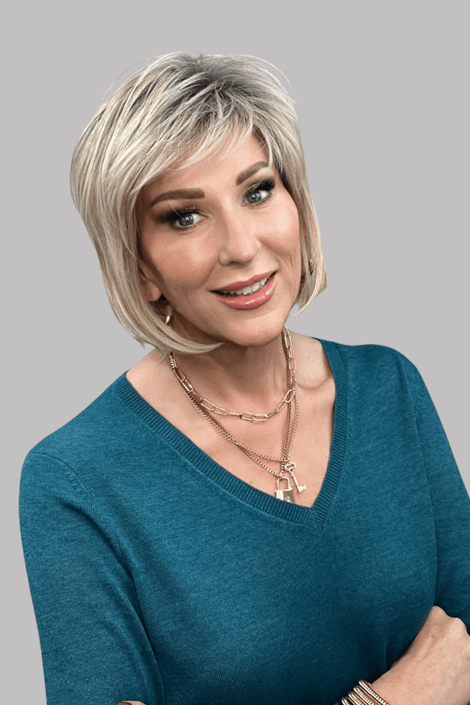 Open Box | S102 Kara by WigPro | HF Synthetic Hair | Mono Top | 9 Tones