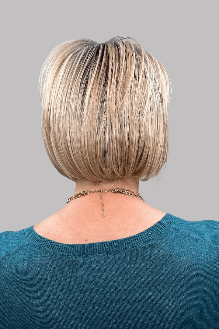 Bob Wig with Bangs by Wig Pro® | Heat-Friendly Synthetic Wig display picture 2