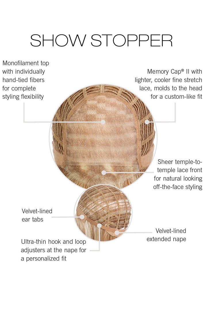 Show Stopper by Raquel Welch | HF Synthetic Lace Front Wig | Mono Part - Wig Studio 1
