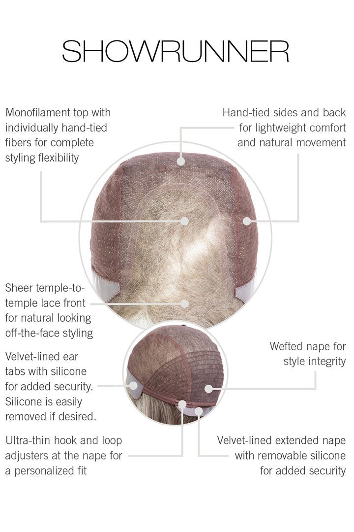 Showrunner by Raquel Welch | HF Synthetic Lace Front Wig | Mono Top - Wig Studio 1