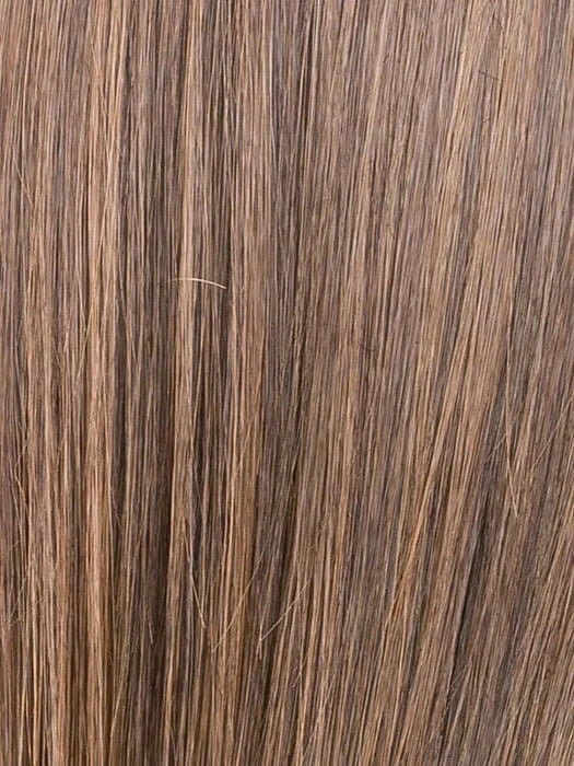 CHOCOLATE ROOTED 830.27.6 | Medium and Dark Brown with Light Auburn and Dark Strawberry Blonde Blend with Shaded Roots