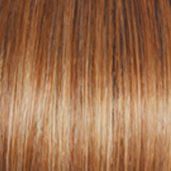 SS14/25 | Shaded Honey Ginger | A rooted medium-light red / copper / auburn shade built around honey ginger. The darker root gives the color extra depth while the lengths show the lighter blended tones.