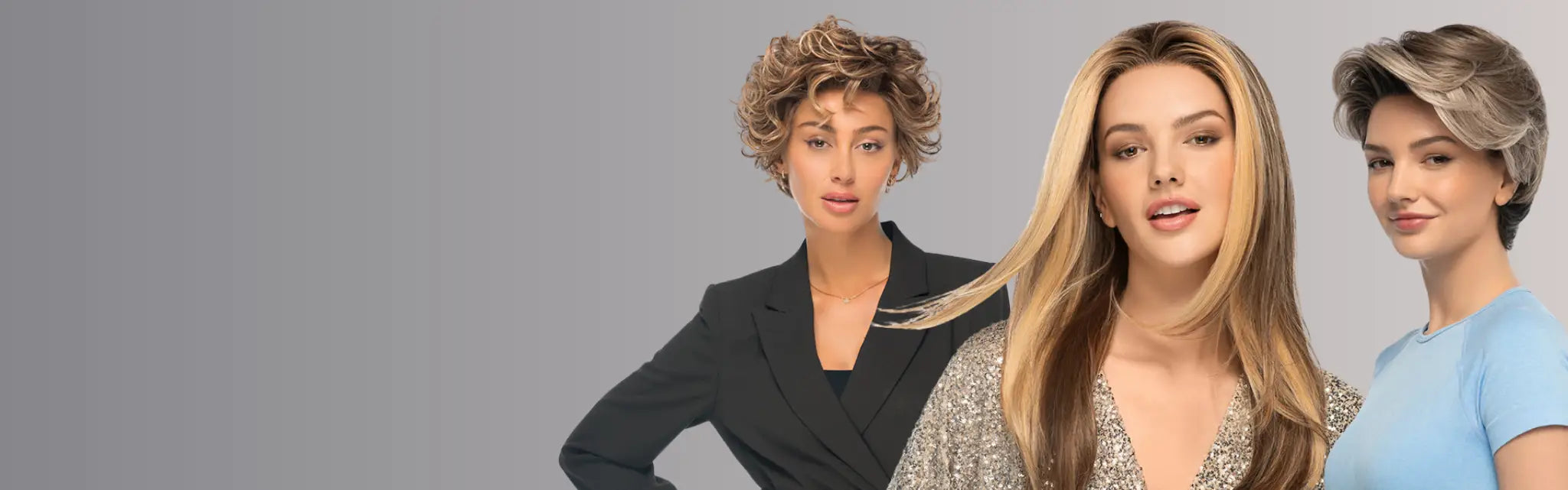 Women with various hairstyles.