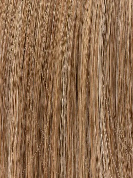 LIGHT BERNSTEIN ROOTED 14.26.27 | Medium Ash Blonde, Light Golden Blonde, and Dark Strawberry Blonde with Shaded Roots