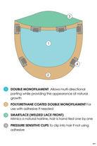 Top Form Lace 18" by Jon Renau | Remy Human Hair Topper - Wig Studio 1