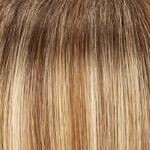 14/26S10 | Shaded Pralines n' Cream | Lt Gold Blonde & Med Red-Gold Blonde Blend, Shaded w/ Lt Brown