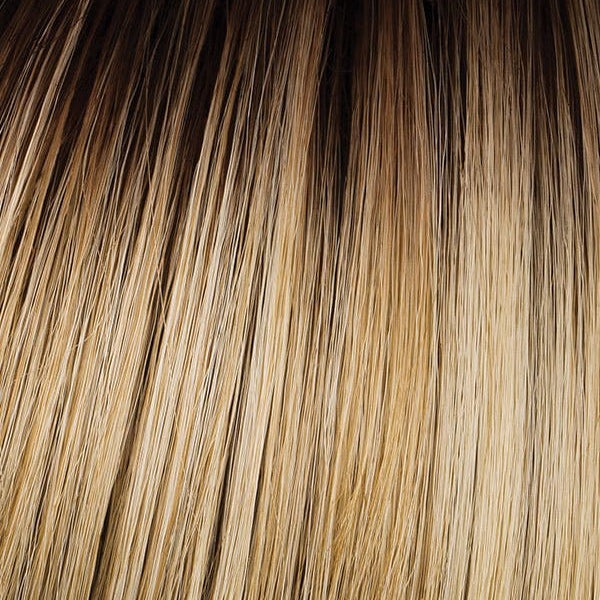 GF14/88SS Shaded Golden Wheat | Dark Blonde Evenly Blended with Pale Blonde Highlights and Dark Roots