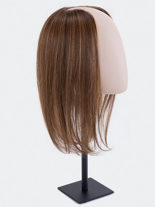 Ultima Topper by Ellen Wille in Mocca Rooted | Side Mannequin Head