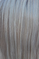 Light Champagne Crème Rooted | Light Ash Blonde with Natural Blonde Highlights and White Blonde Tips, Shaded with Dark Natural Ash Blonde