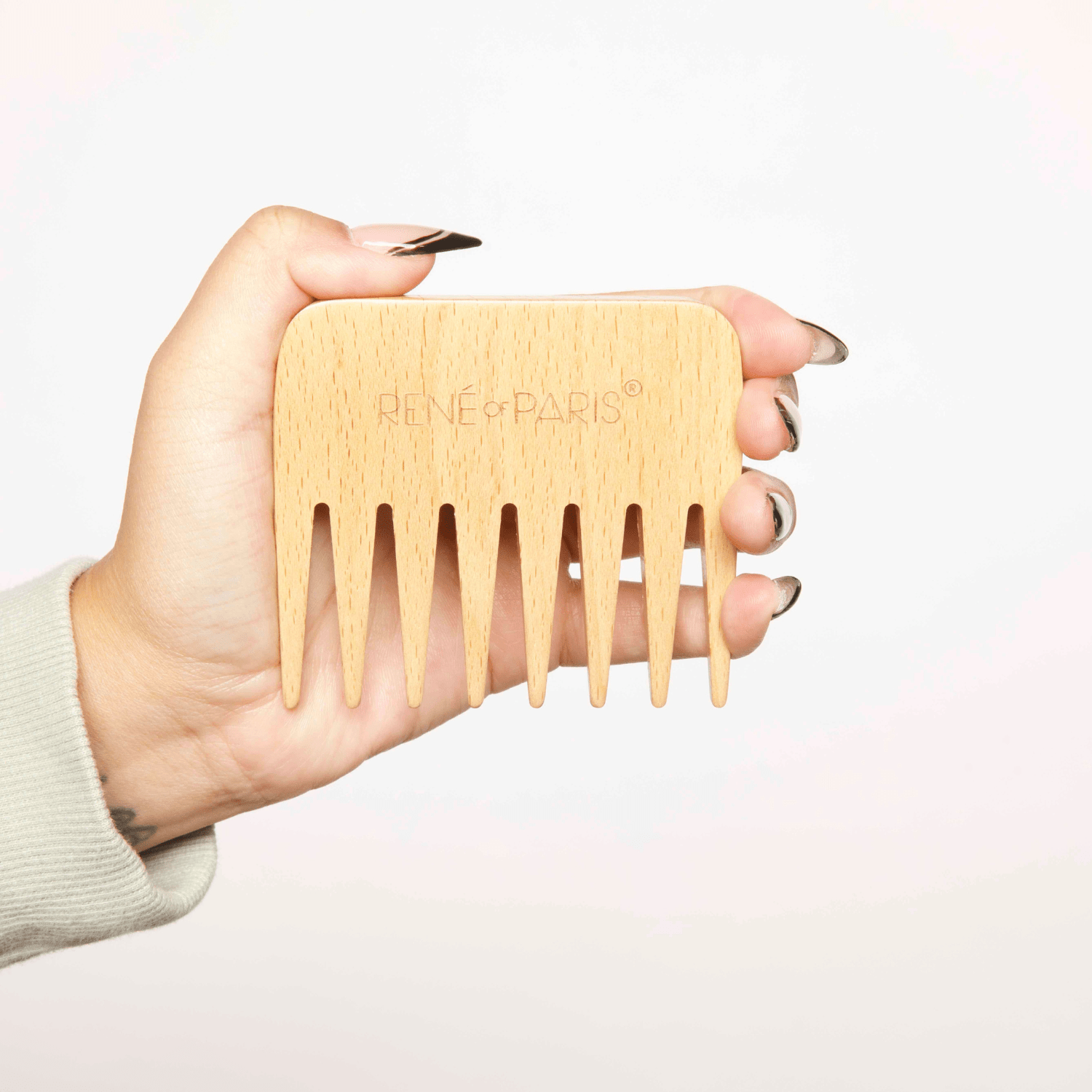 Wooden Wide Tooth Comb by Rene of Paris - Wig Studio 1