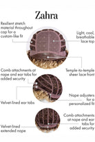 Zahra by Kim Kimble | HF Synthetic Lace Front Wig | Basic Cap - Wig Studio 1