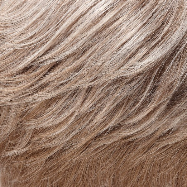 101F48T | Soft White Front, Light Brown with 75% Grey Blend with Soft White Tips